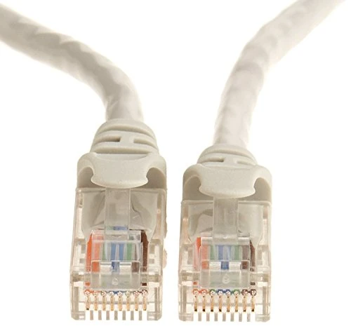 Amazon Basics RJ45 Cat5e Ethernet Patch Internet Cable - (14 Feet/4.2 Meters), 10-Pack