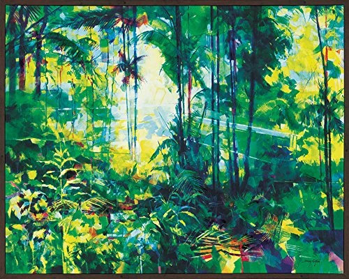 Doug Eaton Tropical Rainforest 80 x 100cm Signature Collection, Multi-Colour - Image 1