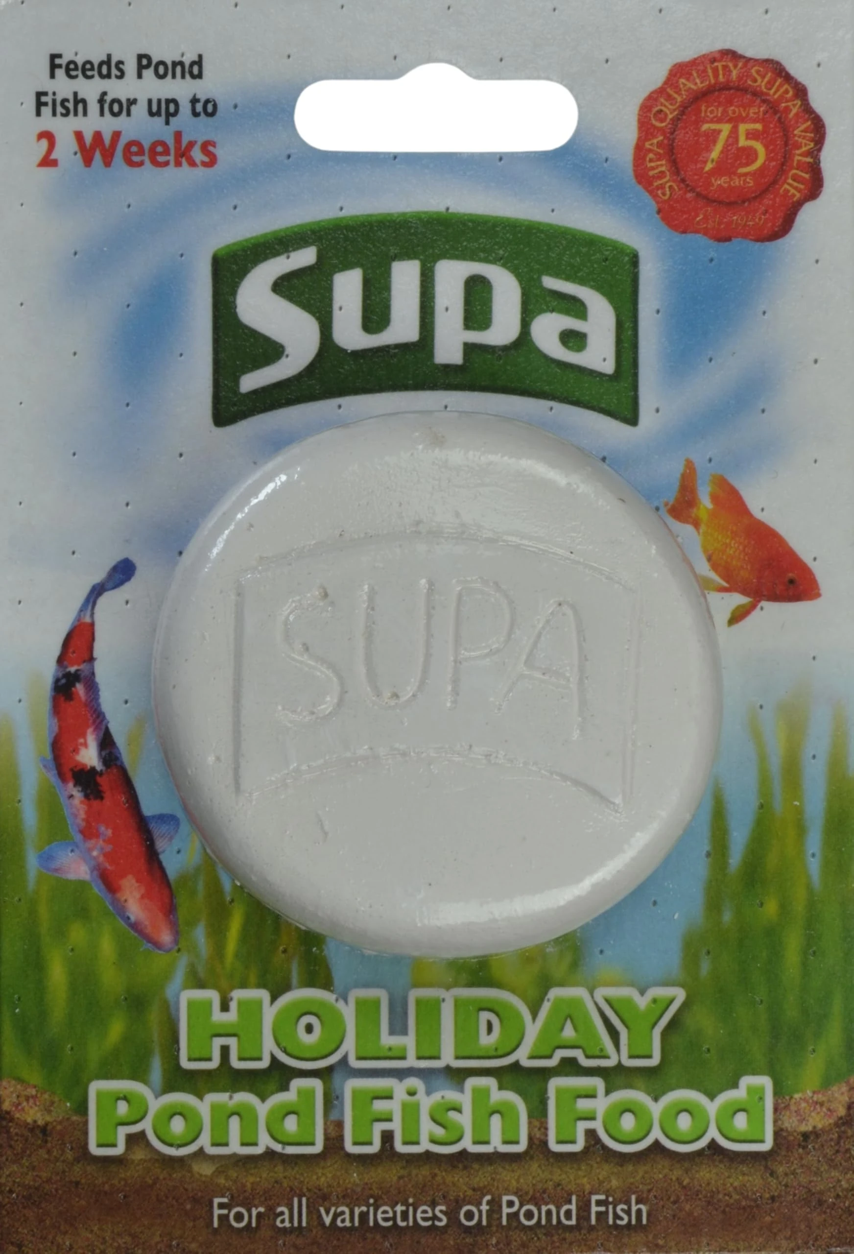 Supa Pond Holiday Fish Food, Pack of 3, Easy To Use, Provides A Source Of Food For Your Pond Fish While You Are On Holiday,