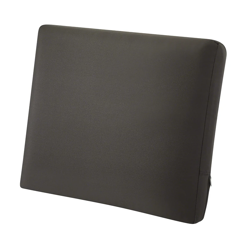 Classic Accessories Ravenna Water-Resistant 25 x 22 x 4 Inch Patio Back Cushion, Espresso, Outdoor Loveseat Cushions