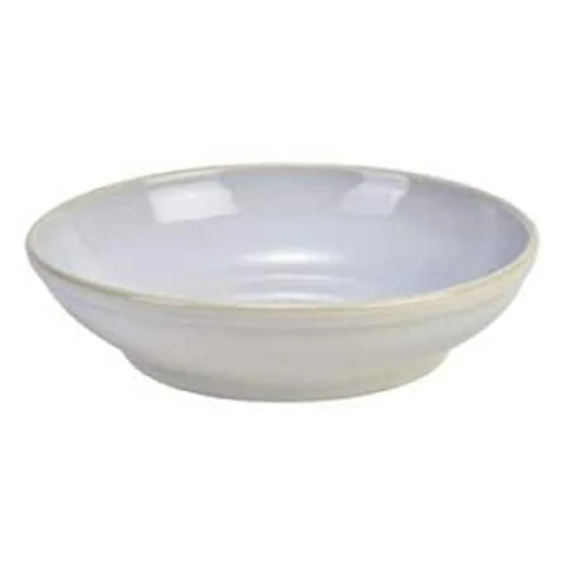 Genware CB-WH27 Terra Stoneware Rustic Coupe Bowl, 27.5 cm, White (Pack of 6)