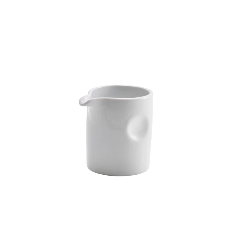 GenWare Porcelain Pinched Solid Milk Jug 3oz / 85ml, 21-102, Pack of 12