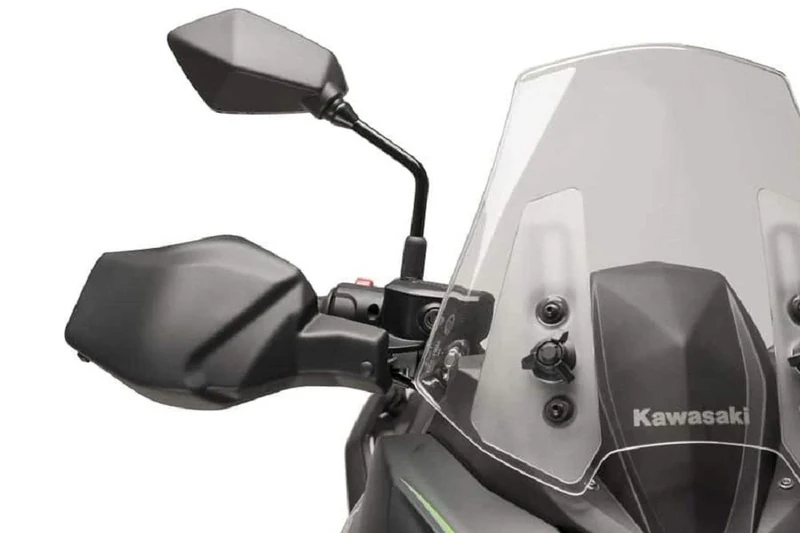 Puig Handguards Motorbike 8951J for Kawasaki Versys 650 15'-18', Kawasaki Versys 1000 15'-18' Kawasaki, Matt Black
