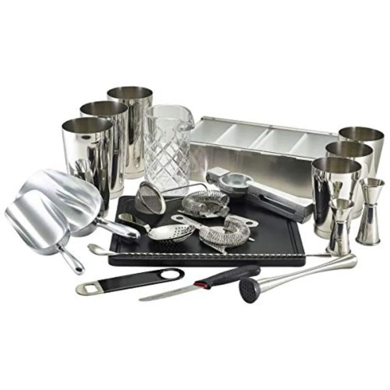 Genware CBK6 Cocktail Bar Kit, 22 Piece