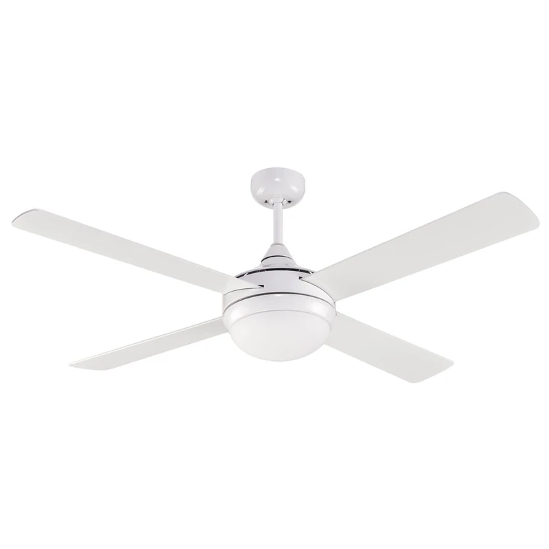 Ceiling Fan with Light Tide Modern 132 x 132 x 43 cm White - Image 1