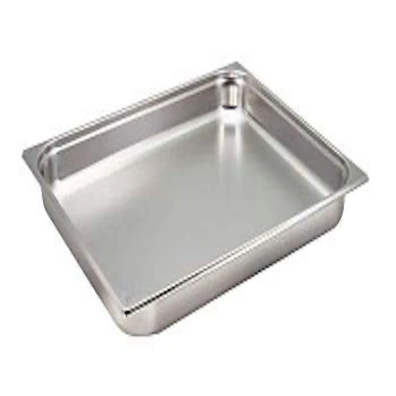Genware GN21-65 Stainless Steel Gastronorm Pan 2/1, 65 mm Deep
