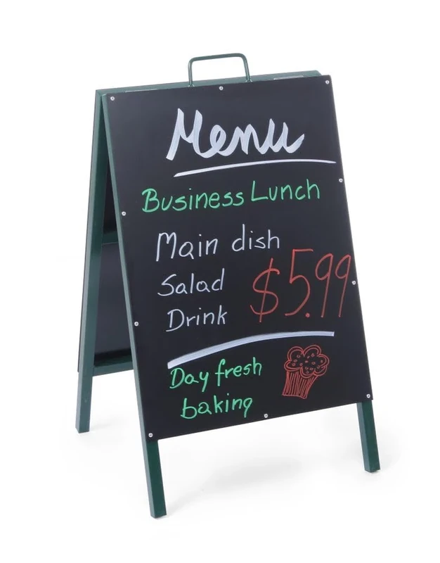 HENDI Pavement blackboard, 500x550x(H)850 mm