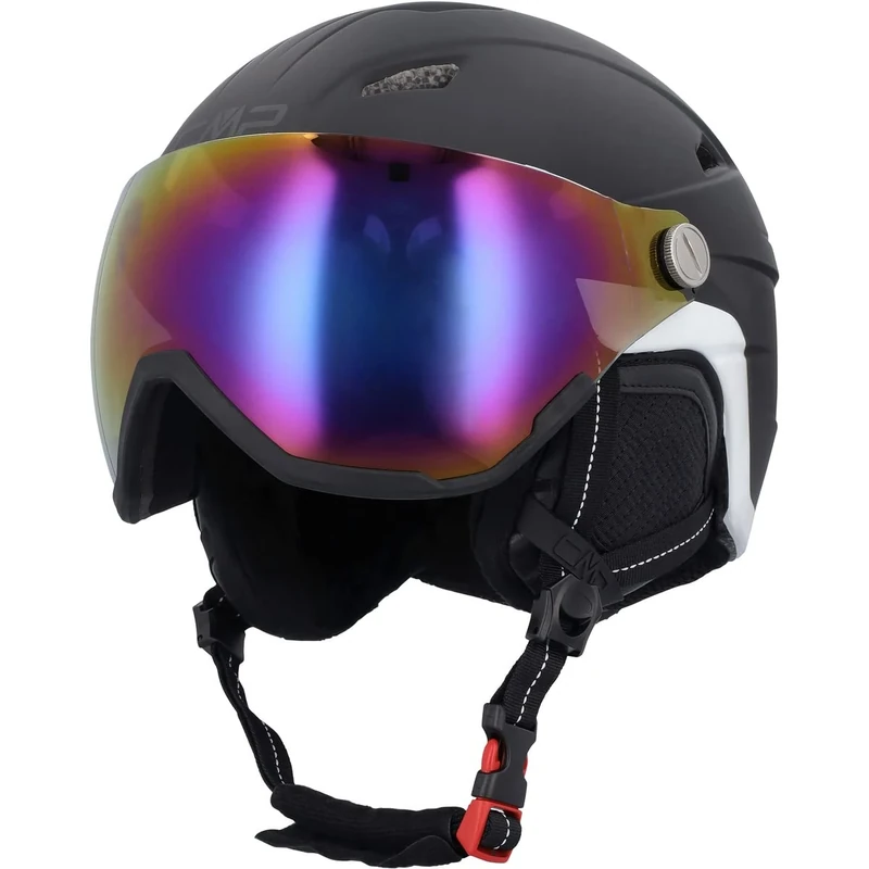 CMP - Wa-2 Ski Helmet With Visor, Black, XL