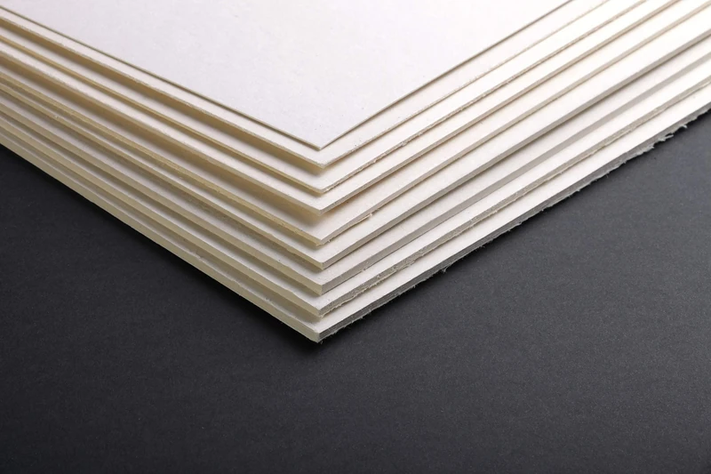 Clairefontaine 93999C Wooden Cardboard Pack - 20 Sheets of 100% Cellulose Cardboard - 60x80cm 1mm 500g - Ideal for Model Making and being Cut or Glued