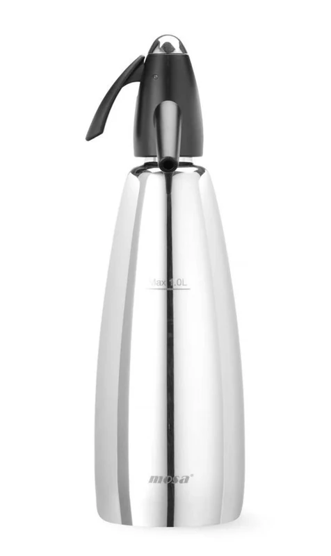 HENDI Soda siphon, ⌀100x(H)320 mm, 1 L