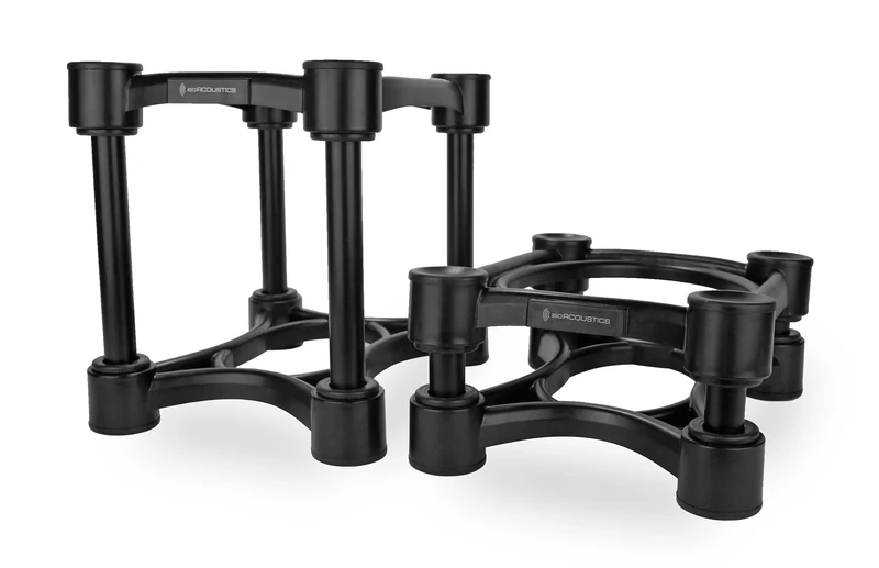 IsoAcoustics Iso-Stand Series Speaker Isolation Stands with Height & Tilt Adjustment: Iso-200 (20 x 25.4 cm) Pair