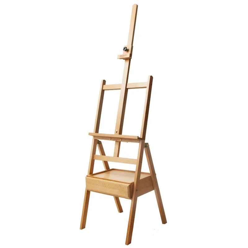 Mont Marte Signature Box Floor Easel, Beech Wood (Holds Canvases up to 35in in Height)