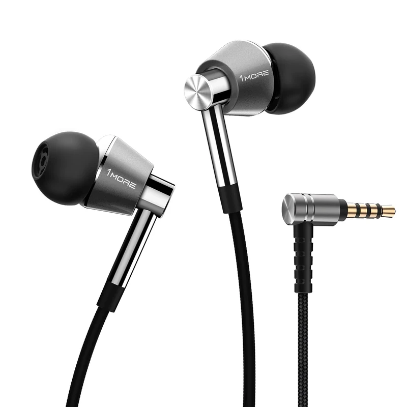 1MORE - E1001-SILVER - Triple Driver In Ear Headphones Silver