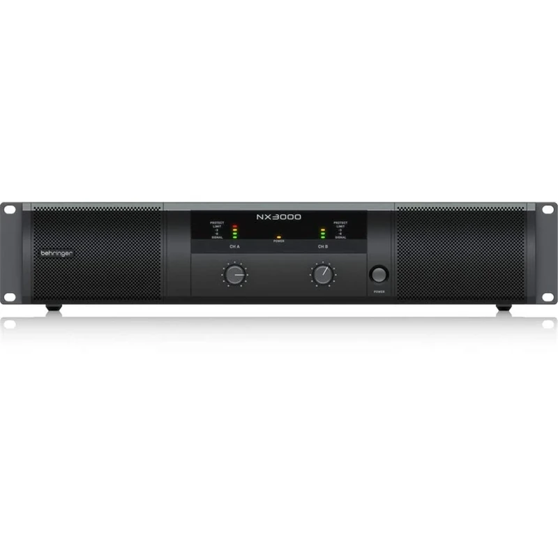 Behringer NX3000 Ultra-Lightweight 3000 Watt Class-D Power Amplifier with SmartSense Loudspeaker Impedance Compensation