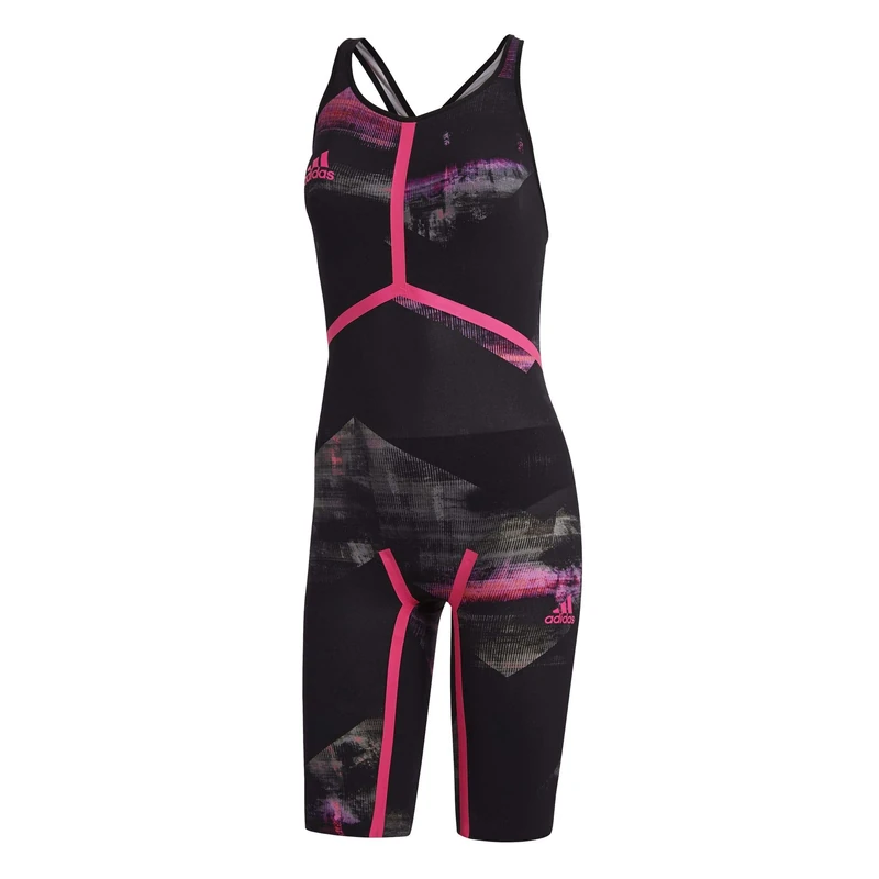 adidas Women's Adizero XVIII style Badeanzug Swimsuit, Black/Shopin, 36 (EU) - Image 1
