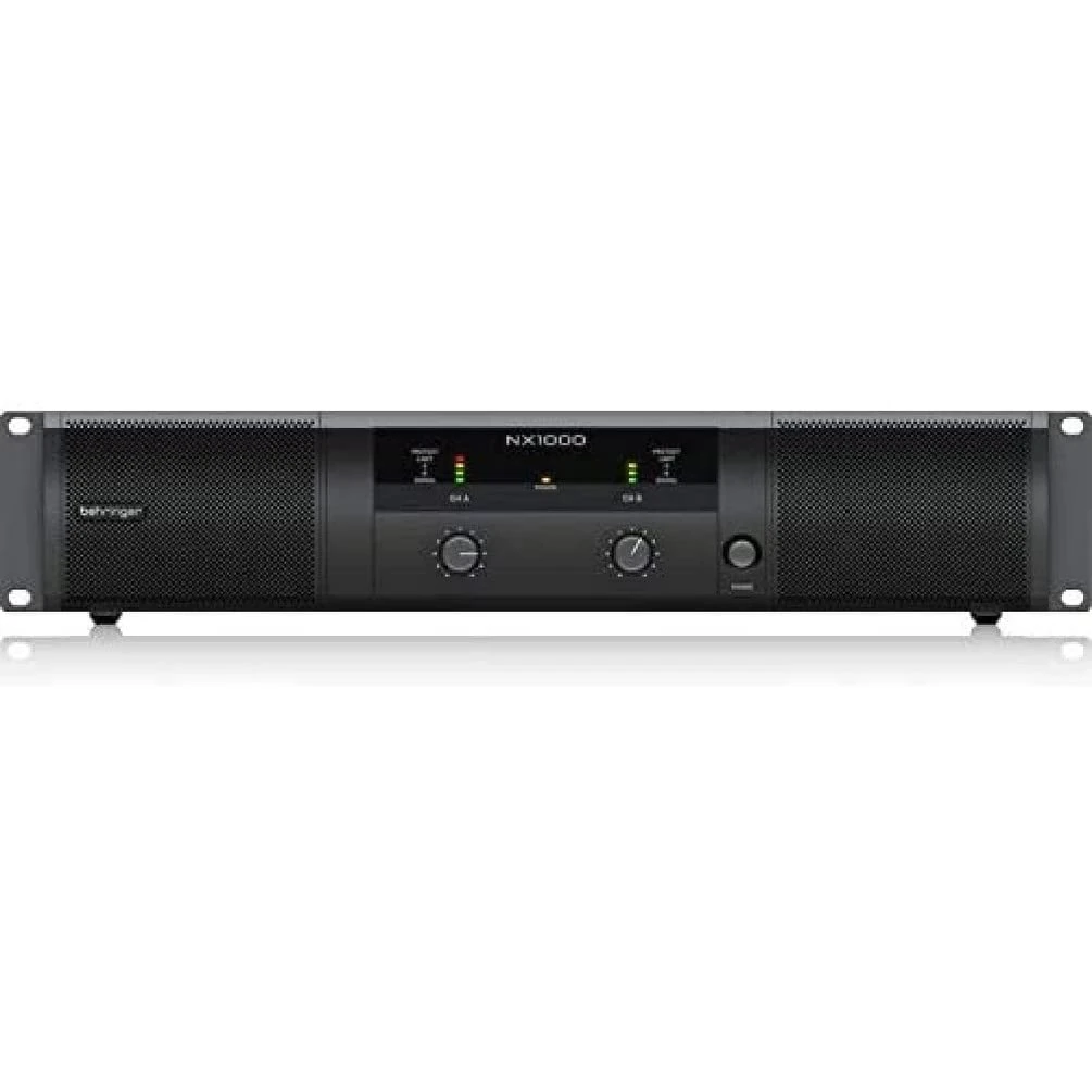Behringer NX1000 Ultra-Lightweight 1000 Watt Class-D Power Amplifier with SmartSense Loudspeaker Impedance Compensation