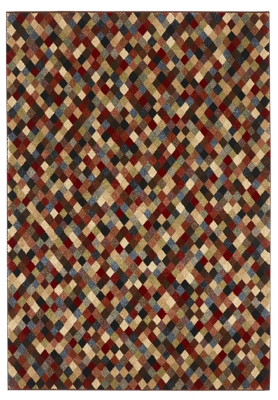 Aspect SUSU Geometric/Rhombus Rug-Multi-colour