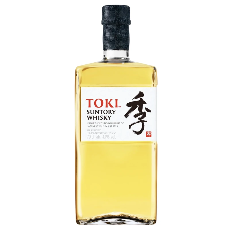Suntory Japanese Whisky – Toki – Vibrant Blend of Yamazaki, Hakushu & Chita – Notes of Green Apple, Grapefruit & Vanilla – 70 cl 43% ABV