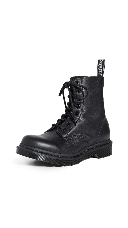 Dr. Martens Women's 1460 Pascal Mono Boots, Black Virginia, 4 UK