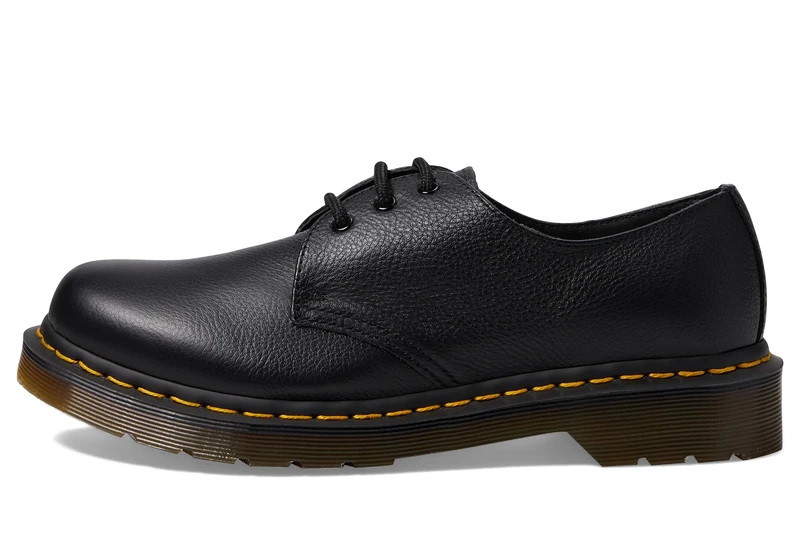 Dr. Martens Men's 1461 Oxford, Black (Black Virginia 001), 7 UK