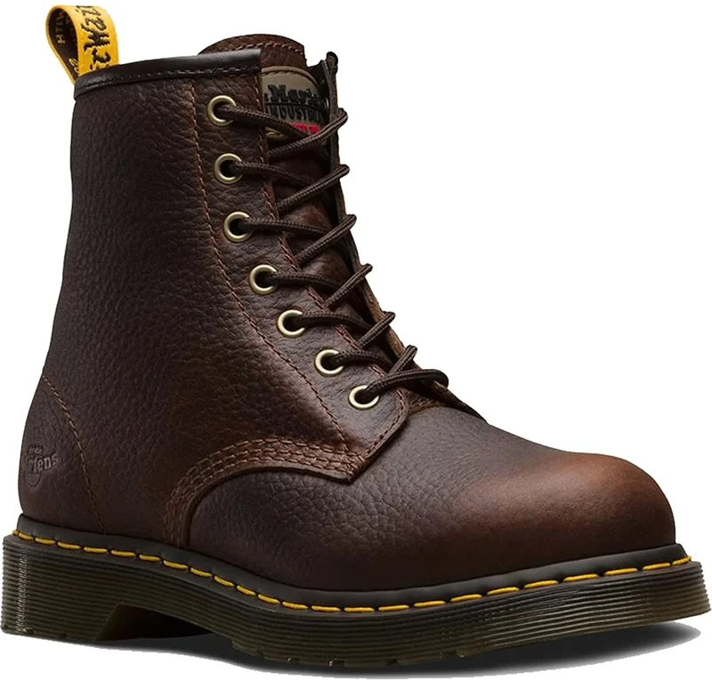 Dr. Martens Women's Leona Steel Toe Industrial Work Boots