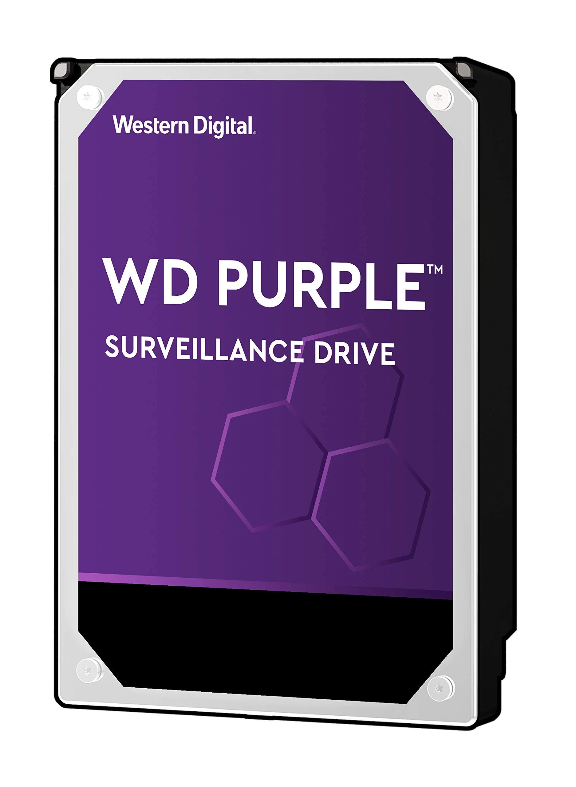 WD Purple 2TB Surveillance Hard Disk Drive - 5400 RPM Class SATA 6 Gb/s 64MB Cache 3.5 Inch - WD20PURZ (Renewed)