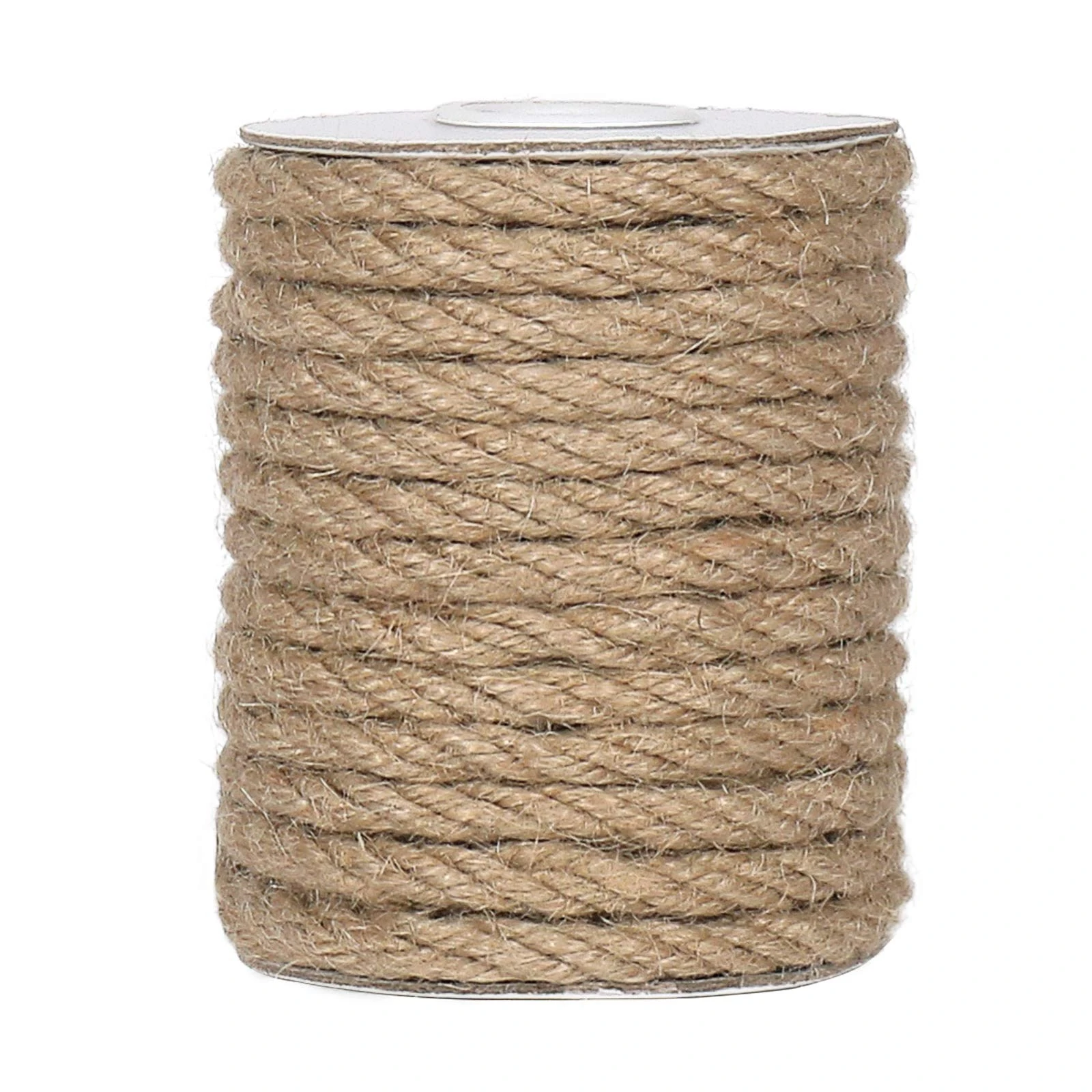 6mm Jute Rope, 33 Feet Thick Natural Jute Twine String for Cat Scratch Post Rope, Gardening, Camping, Decorating (Brown)