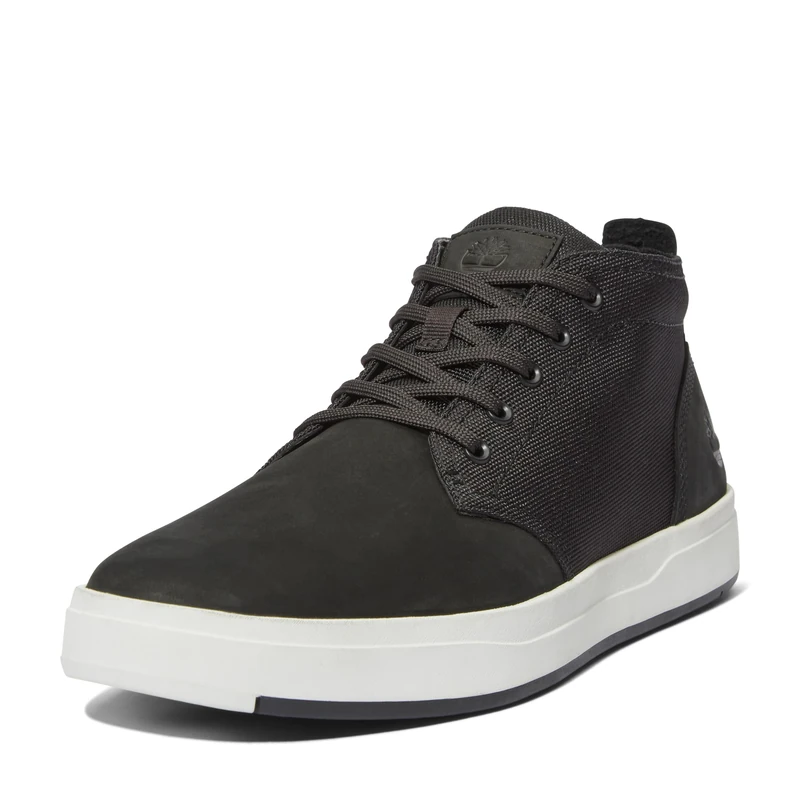 Timberland Davis Square, Men’s Chukka Boots, Black (Black Nubuk W/Cordora 1), 13.5 (49 EU)
