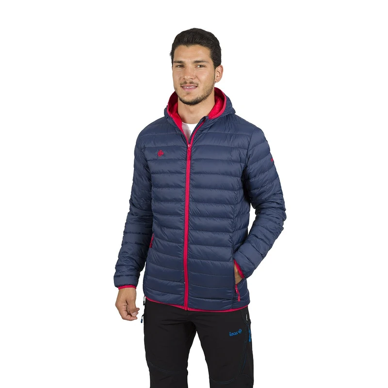 Izas Kanai Down Jacket, Men, Night Blue/Red, S