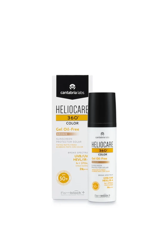 Heliocare 360 Gel Oil-Free Bronze SPF50+ 50ml - Matte Sunscreen