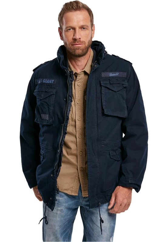 Brandit M65 Giant Jacket, Color: navy, Size: 4XL
