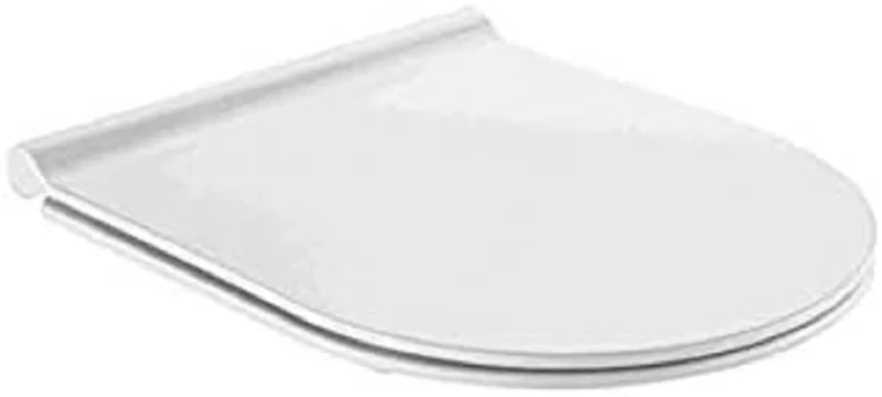Slim Roca Nexo Toilet Seat with Soft Close Lid White Large