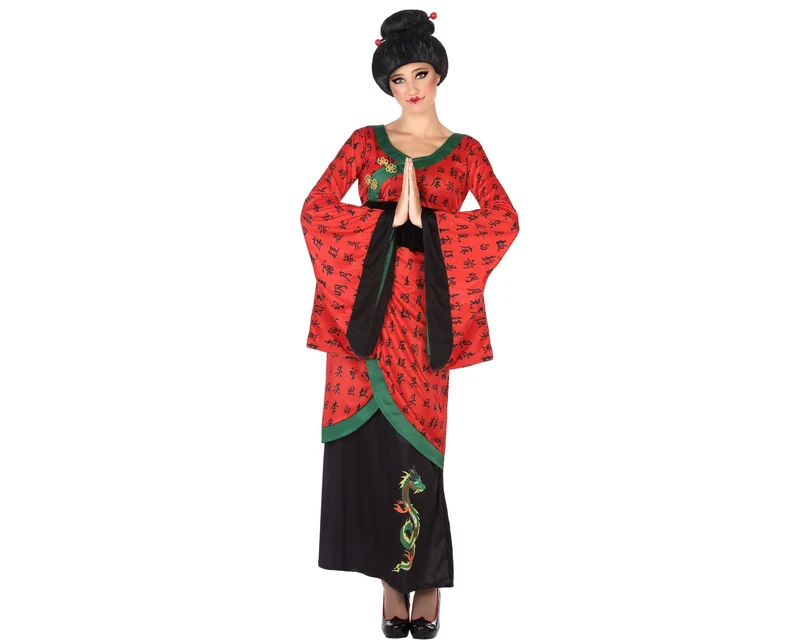 Atosa Chinese Woman Costume - Adult Kimono - Size XS-S
