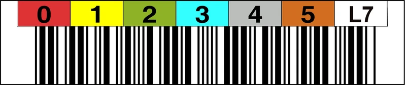 LTO 7 Label Horizontal Number Range 000500-000599