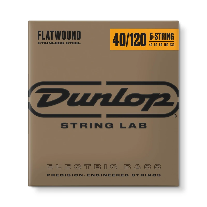 Dunlop DBFS40120 Cords Bass Fillet Plates Long Sheds 5 Cords 40-120