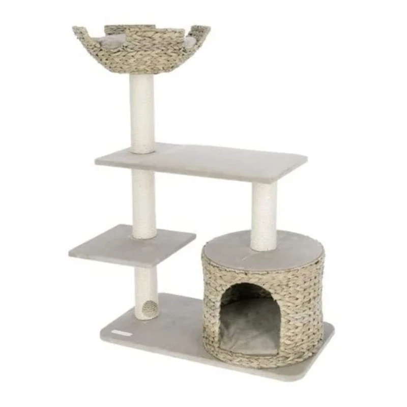 Kerbl Pet Cat tree banana leaf, beige, 70x35x100cm, in brown box