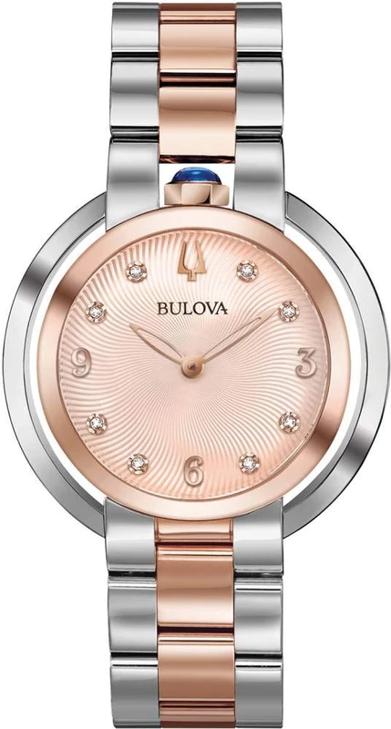 Bulova 98P174 Rubaiyat Ladies Watch - 35mm Silver-Tone