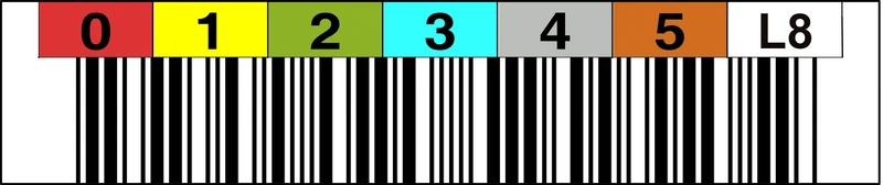 LTO 8 Horizontal Label with Choice of Number