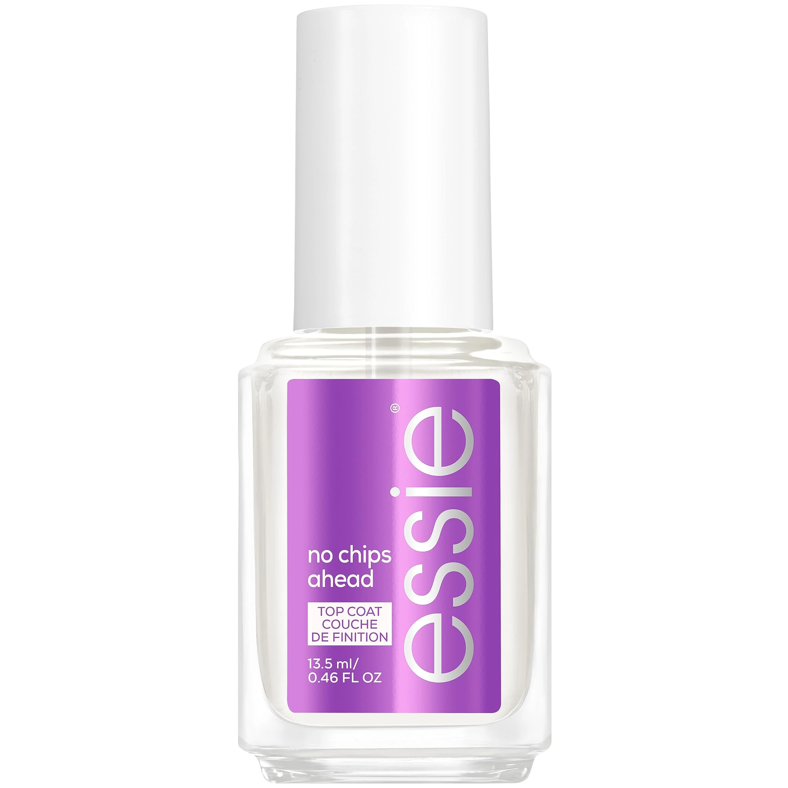 Essie No Chips Ahead Anti-Chip Top Coat with Acrylic Resin - Protection & Colour Retention - 13.5 ml