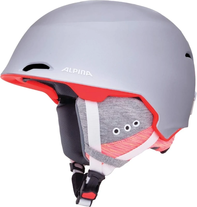 ALPINA Unisex - Adult, MAROI ski helmet, silver-flamingo matt, 53-57 cm