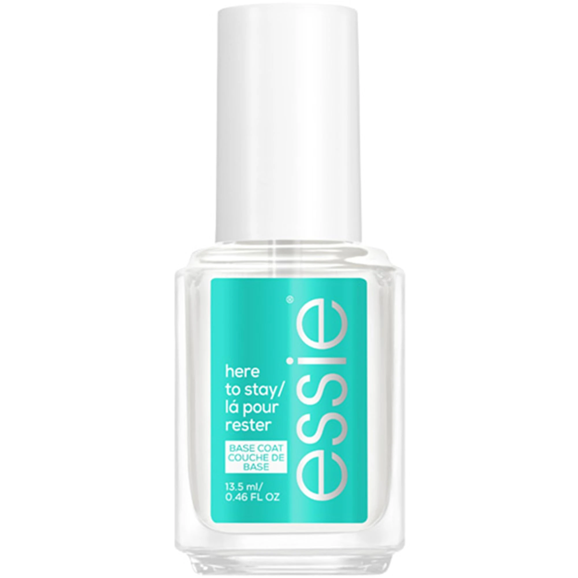 Essie Nail Care Longwear Here To Stay Clear Base Coat Nail Polish,13.5 Ml, Base Coat Here To Stay, 13.5 ML (Pack Of 1)