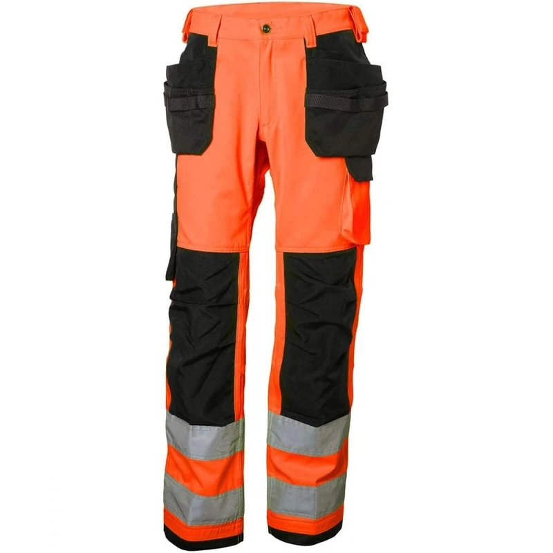 Helly Hansen Workwear Unisex Adult Helly Hansen Wokrwear, Hv Orange/Charcoal, C62-Waist 44", Inside Leg 35"
