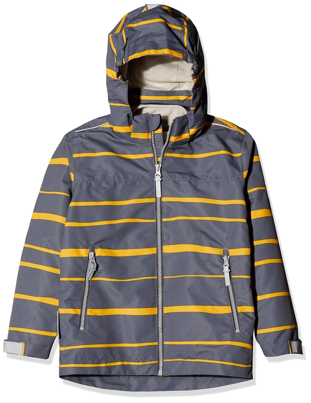 Ticket to Heaven Boy's Jacke Ben M. Abnehmbarer Kapuze Allover, M. Weste Jacket, Grey (Castlerock|Gray 1340), 104 - Image 1