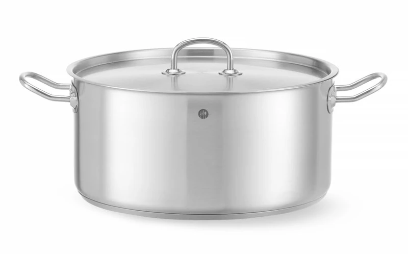 HENDI Stew pan low, with lid, Kitchen Line, ⌀320x(H)150 mm, 12 L