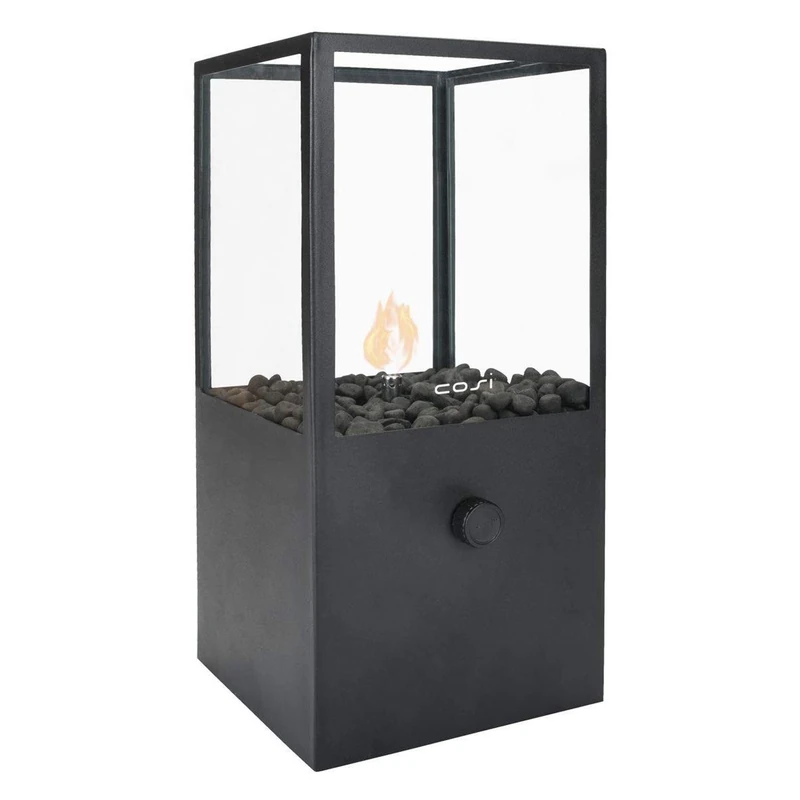 Cosi Dome H, 18 x 18 x 45 cm Gas Lantern with Glass