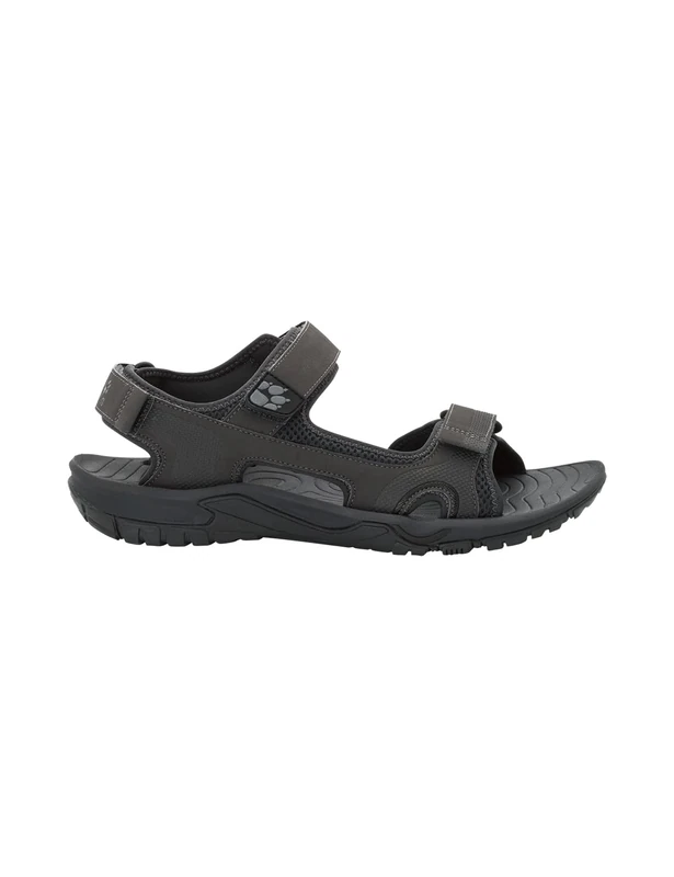 Jack Wolfskin Lakewood Cruise Sandal M, Men’s Hiking Sandals, Black (Phantom 6350), 13 UK (48 EU)