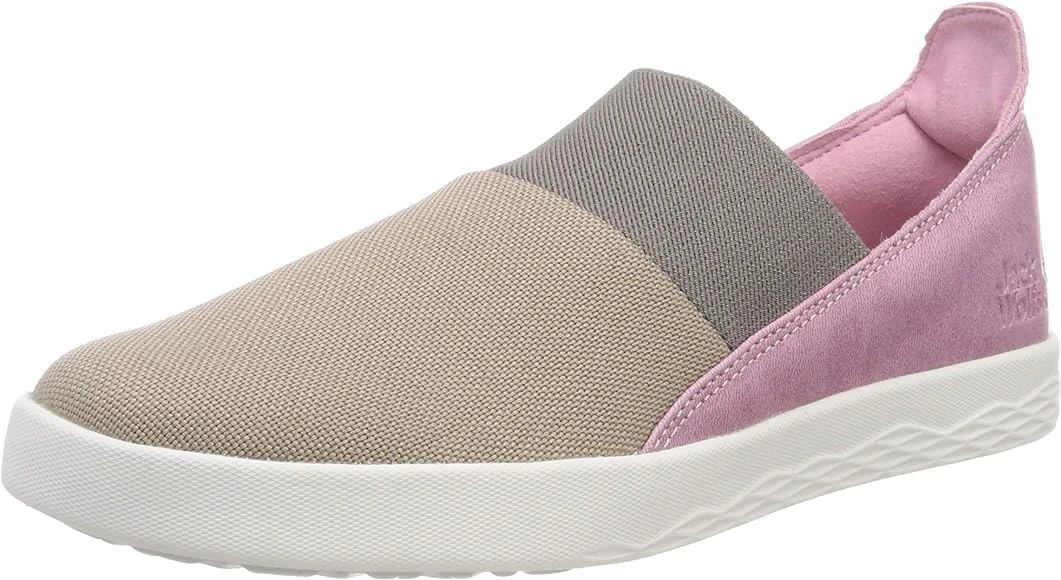 Jack Wolfskin Auckland Slipper Low W, Women’s Loafers, Multicolour (Moon Rock 5041), 6.5 UK (40 EU)