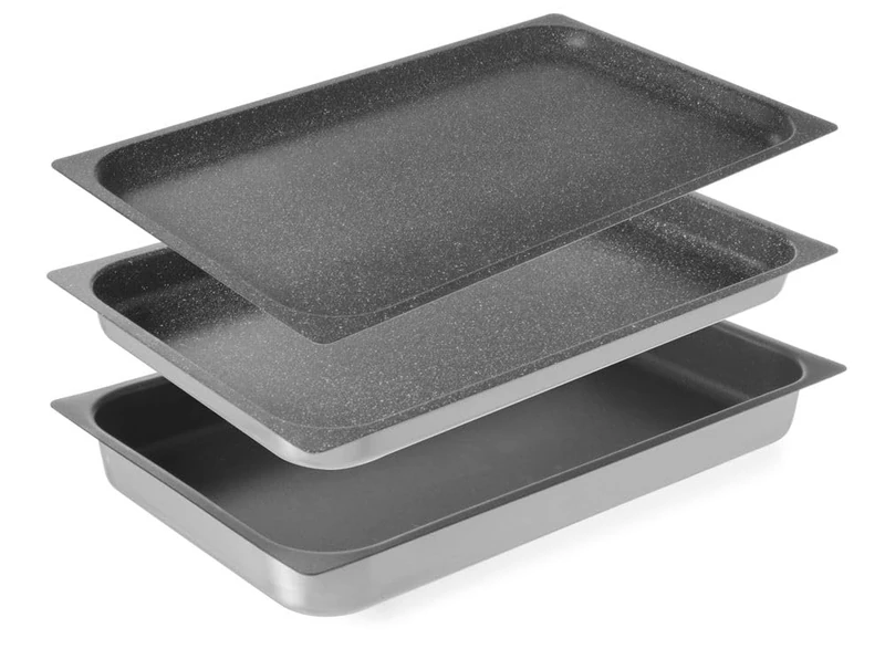 HENDI Container with non-stick coating, 530x325x(H)40 mm - Image 1