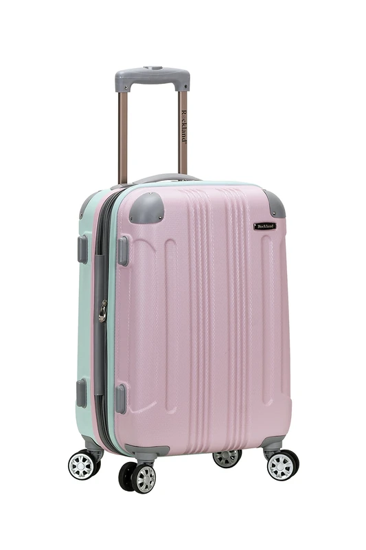 Rockland Hardside Expandable Luggage with Spinner Wheels, Multicolor, Multicolor, Carry-On 20-Inch, Rockland London Hardside Spinner Wheel Luggage