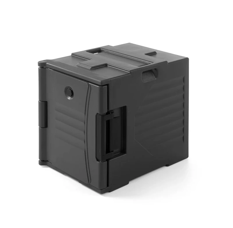 Hendi 877814 Thermo catering container 2x GN 1/1 200, 477x680x(H)620 mm, Black